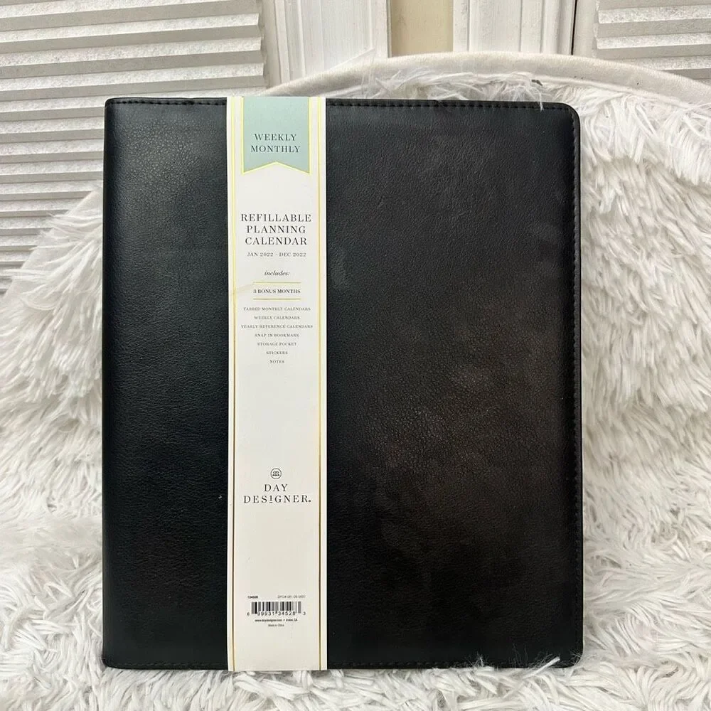 Day Designer Planning Calendar Binder + Notebook set NEW‎ 2 piece